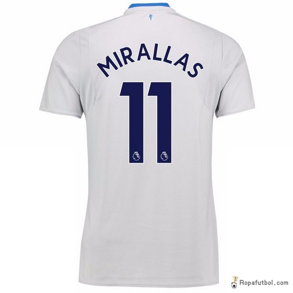 Camiseta Everton Replica Segunda Ropa Mirallas 2017/18